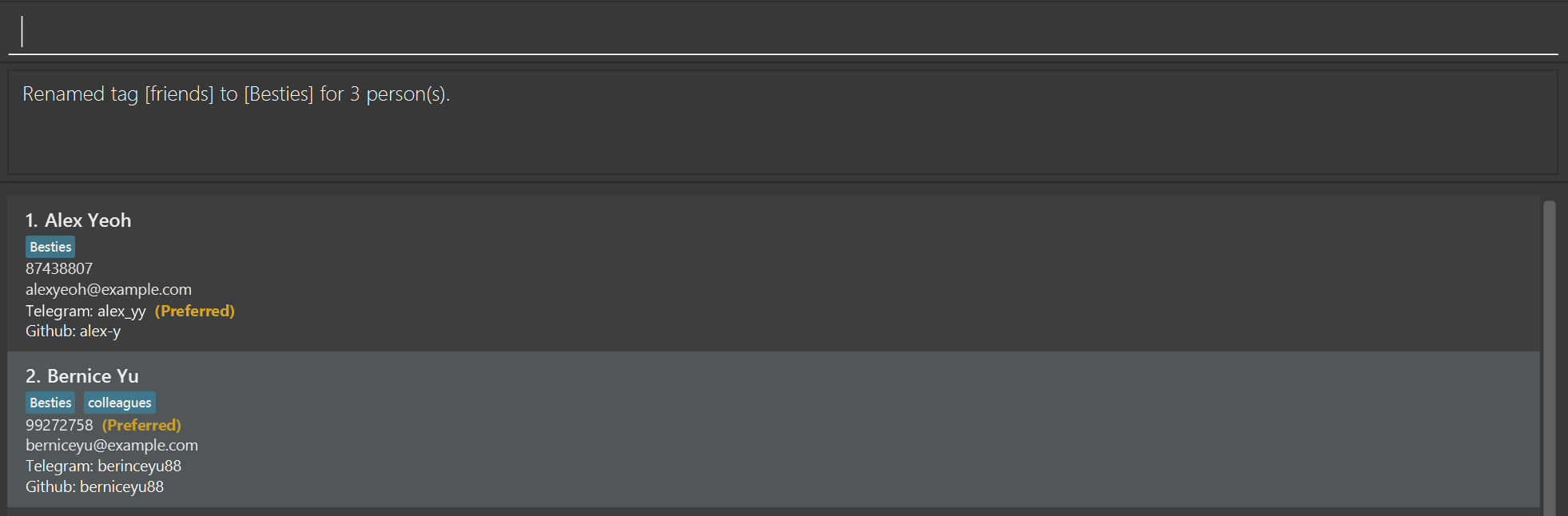 rename tag example